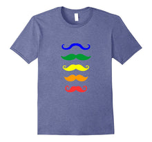 Rainbow Moustache Variety Shirt for November Stache Fans