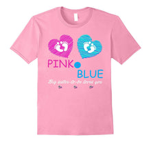 Pink or Blue: Baby Shower Gender Reveal Shirt for Big Sister