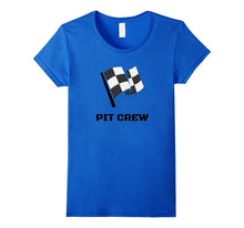 Pit Crew T-Shirt Hosting Race Car Parties Flag Kids Parents