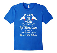 1st Anniversary T-Shirt 1 Year Wedding Marriage Gift