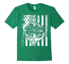 Proud Sister of a U.S. Sailor - Distressed Tee Shirt