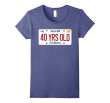 40th Happy Birthday T-Shirt; 40 Years Old Tshirt; Retro Tee