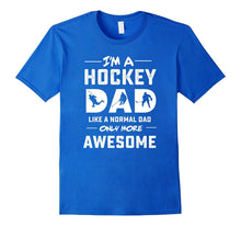 Mens Awesome Hockey Dad Mens Coach Tee Shirt