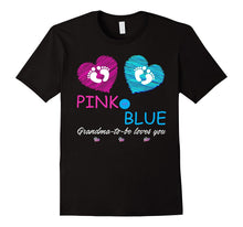 Pink or Blue: Baby Shower Gender Reveal Shirt for Grandma