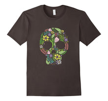 Colorful Flower Skull Bohemian Folk Style Gift T-Shirt