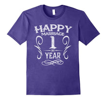 1st Wedding Anniversary 1 Year Happy Marriage Gift Shirt