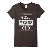 16th Birthday Gift Square Root 16 Yr Years Old Funny Shirt