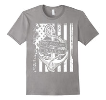 Proud Cousin of a U.S. Sailor - Distressed Flag Tee Shirt