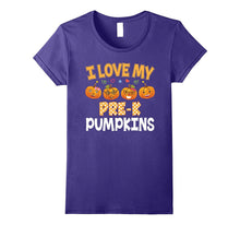 I Love My Pre-K'ers Pumpkins Pre-K Teacher T-Shirt