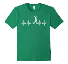 Golfing Heartbeat I Love Playing Golf T-Shirt