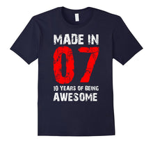 10th Birthday Gift Shirt, Born Made in 07 Shirt Cute 10 Yrs