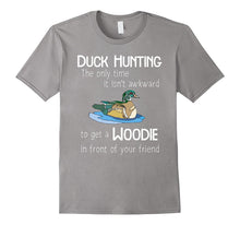 Mens Duck Hunting Season Funny Waterfowl Hunter Wood Duck T-Shirt