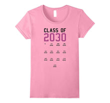Class of 2030 Graduation T-Shirt With Space for Handprints