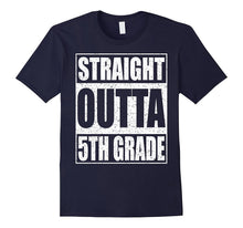 Straight Outta 5th Grade T-Shirt Funny 2017 Graduation Shirt