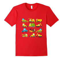 Boys' Trucks and Diggers Short Sleeved T-Shirt for Toddlers