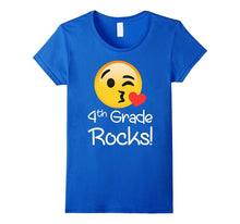 4 Th Grade Rocks Emoji Shirt Funny Fourth Graders & Teachers