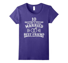 10th Wedding Anniversary T-Shirt for Husband/Wife