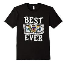 Mens Best Dad Ever Father's Day T-Shirt US Virgin Islands Flag