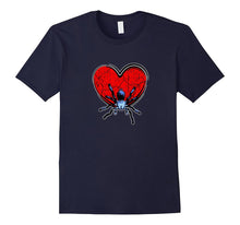 Heart Spiders T-Shirt Love Cobalt Blue Tarantula