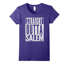 STRAIGHT OUTTA SALEM Halloween Costume Witch Funny T-Shirt