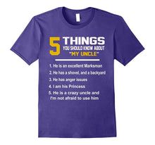 5 Things You Should Know About My Uncle T-Shirt