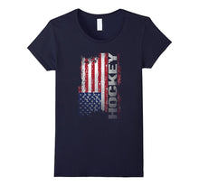 Hockey Player Gifts, Cool USA Flag Hockey T Shirt