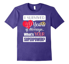10 Year Anniversary T Shirt 10th Wedding Anniversary Gift