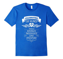 38th Wedding Anniversary T-Shirt Marriage Gift for Couples