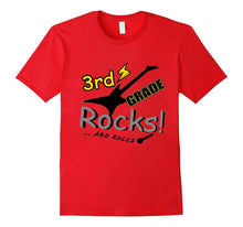 Boys and Girls Rock and Roll T Shirt 3rd Grade Rocks Gift