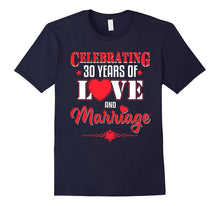 30th Wedding Anniversary Gift. Meaning T-Shirt for Couple.