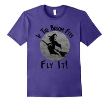 Halloween T-Shirt if the Broom Fits Ride It Witch Shirt