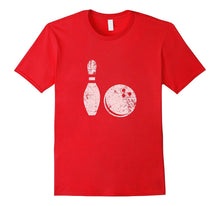 Bowling Shirt, Distressed Faded Ball and Pin Bowler Gift