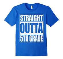 Straight Outta 5th Grade T-Shirt Funny 2017 Graduation Shirt