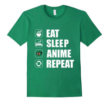 Funny Manga Shirt - Eat Sleep Anime Repeat T-Shirt