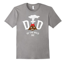Mens Dad of the Wild One Volcano Couple Family T-Shirt Funny