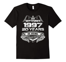 20th Birthday Gift 20 Year Old Bday September 1997