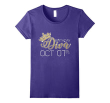 Birthday Diva on October 7th T-Shirt Libra Pride