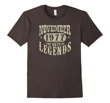 40 Years 40th Birthday November 1977 Birth of Legend T-Shirt
