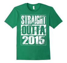 Funny Straight Outta 2015 2nd Birthday T-Shirt Vintage Gift