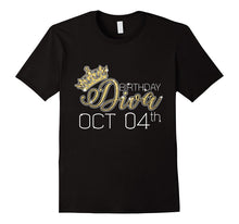 Birthday Diva on October 4th T-Shirt Libra Pride