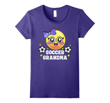 Cute Soccer Grandma Game Ball Kawaii Girl Emoji T Shirt