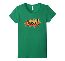 KAPOW! Superhero Vintage Retro Comic Sound Effect T-Shirt