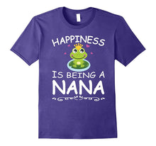 Happiness Is Being a Nana With Frog Funny T-Shirt Gift