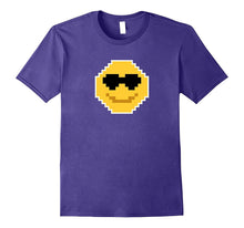 Smiling Face With Sunglasses Cool Emoji 8-Bit T Shirt
