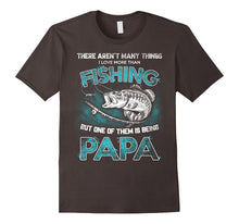 I Love More Than Fishing Being Papa Funny Fathers Day Shirt
