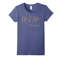 50th Wedding Anniversary 1967 Gift Ideas Couples T Shirt