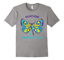 Suicide Prevention Awareness Butterfly Ribbon T-Shirt
