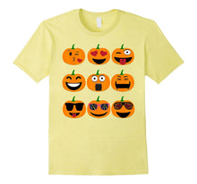 Emoji Pumpkin Shirt Jack O Lantern Halloween Thanksgiving