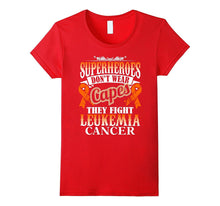 Superheroes Do Not Wear Capes Leukemia Cancer Awareness Tee