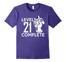 Level 21 Complete Video Gamer Geek 21th Birthday 1996 T-Shir